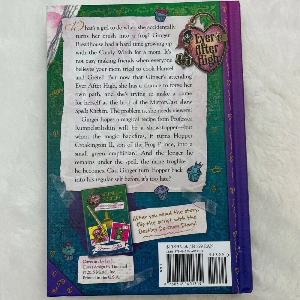 Ever After High Hardcover Book Kiss and Spell Selfors First Edition - Picture 2 of 7